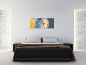 Tablou - Forme și flori (120x50 cm)