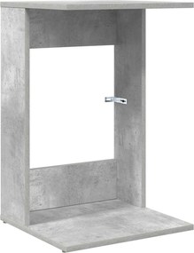 vidaXL Masă laterală Gri din beton 40 x 38 x 62,5 cm Lemn compozit