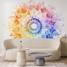 Fototapet - Mandala curcubeu (147x102 cm)
