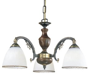 Lustra rustica suspendata cu 3 brate design italian 3800
