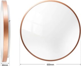 BRILAGI - Corp de iluminat LED dimabil GLASS POOL DOUBLE LED/80W/230V 60 cm cupru + telecomandă