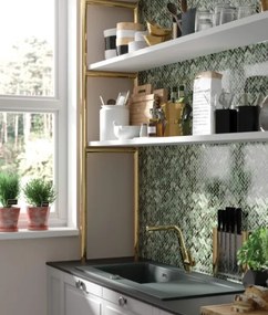 Baterie bucatarie extractabila finisaj auriu Silia BQS_Z73M