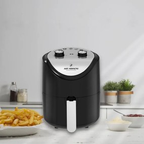 Friteuza cu aer cald Just Perfecto JL-14, 1200W, 3,5 litri, 80-200 C, Timer, Negru