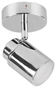 Spot argintiu lucios din metal 10x9 cm Angelo – Trio