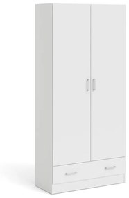 Șifonier alb 79x170 cm Space – Tvilum