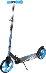 Trotineta copii si adolescenti NOVOKIDS™ Storm Camo PRO, Maxim 100 kg, Functie Super Brake, Maner reglabil pe inaltime, Diametru roata 200 mm,