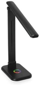 Lampă LED RGBW dimabilă de masă NOBLITE LED/7W/5V 3000/4000/6500K negru