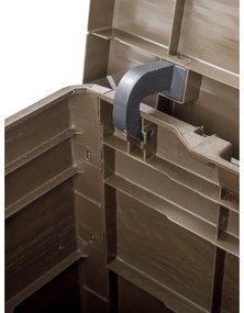 Cutie de depozitare pentru grădină maro închis Woodys – Toomax