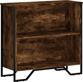 vidaXL Bibliotecă, stejar fumuriu, 80x31x74,5 cm, lemn prelucrat
