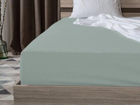 Cearsaf de pat din jerseu pentru patut copii Culoare mentol, 70x140 cm