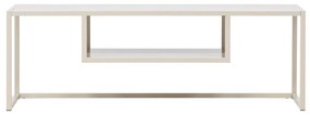 Masuta TV din metal RIVERSIDE 120x40cm, bej