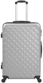 Set valiza de calatorie cu geanta cosmetica-gri