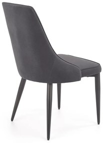 Scaun de bucaterie Marien, gri/negru