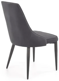 Scaun de bucaterie Marien, gri/negru