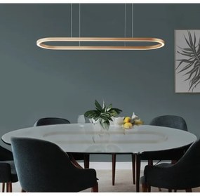 Lustră LED dimabilă pe cablu ELENA LED/50W/230V 120 cm auriu Azzardo AZ5056