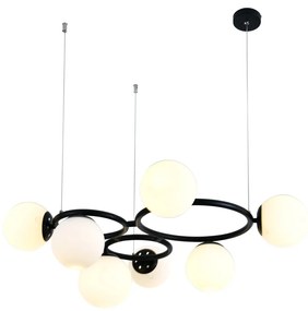 💡 Pendul N6805/7 – Contrast Vizual Puternic în Negru și Alb