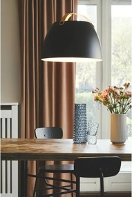 Halo Design 734887 - Lampă suspendată pe cablu OSLO 1xE27/40W/230V, Ø 40 cm, negru/stejar