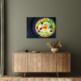Tablou pe sticlă cu clătită sănătoasă (70x50 cm)