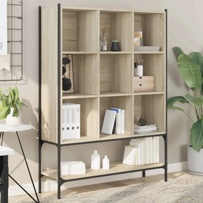 vidaXL Bibliotecă, stejar sonoma, 102x30x141,5 cm, lemn prelucrat