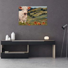 Tablou - Imitație de motiv tricotat (90x60 cm)