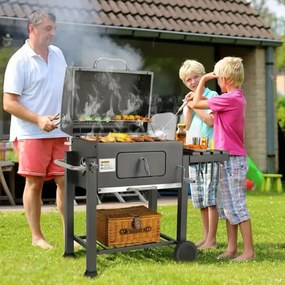 Grătar masiv de grădină de familie