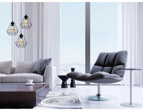 Lustră pe cablu DIAMENT 3xE27/60W/230V