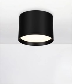Spot aplicat, Plafoniera LED Ziaza negru, 12cm