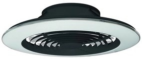 Lustra LED Smart cu Ventilator si telecomanda ALISIO XL negru
