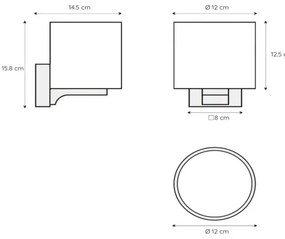 Aplică pentru baie JENNO 1xG9/33W/230V IP44 Lucide 04204/01/30