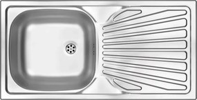 Chiuveta Deante Techno inox satinat 86x44 cm