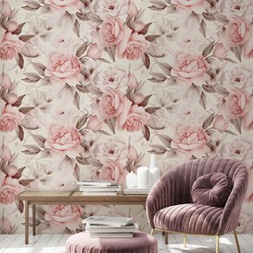 Fototapet – Bujori roz II. (147x102 cm)