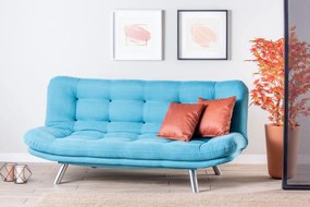 Canapea Extensibilă cu 3 Locuri Misa Sofabed, Turquoise