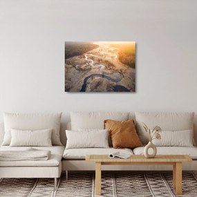Tablou pe sticlă - Răsărit la Meander (70x50 cm)