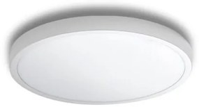 Plafoniera LED design slim MALTA R 30 4000K alba