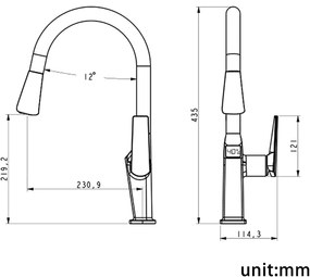 Robinet S99, Afisaj Digital Al Temperaturii, Culoare Gri