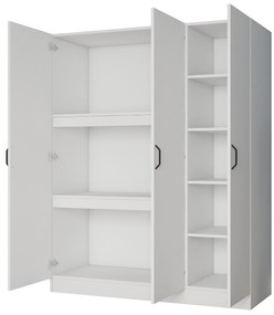 Dulap cu rafturi Bafaretta 5 (alb). 1106726