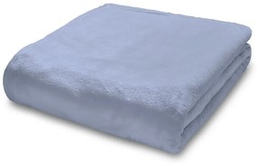 Cuvertură albastru-deschis din micropluș/cocolino 200x240 cm Raschel Velvet – Catherine Lansfield