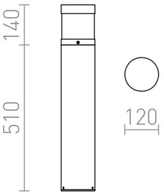 Lampă LED de exterior ABAX LED/15W/230V IP54 antracit RED-Design Rendl-R12626