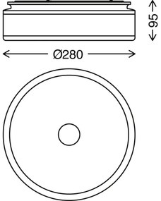 Plafonieră LED BLOCK LED/12W/230V Briloner