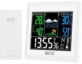 Stație meteo ECG MS 300 White, alb