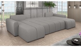 Set canapea universala, gri, DELIN U UNI