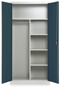 Dulap metalic, 90 x 45 x 185 cm, inchidere cilindrica, antracit - ral 7016