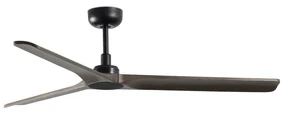 Ventilator de tavan cu telecomanda HEYWOOD M negru/stejar inchis
