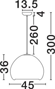 Lustra design decorativ PASHIO 36cm