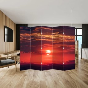 Paravan - Soarele colorat (210x170 cm)