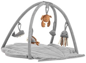 Centru de Activitati Multifunctional 3 in 1, Saltea Interactiva Pentru Copii si Bebelusi, 88x55x100 cm