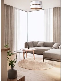 Plafonieră Duolla DUO 1xE27/15W/230V d. 40 cm alb/auriu