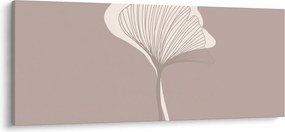 Tablou - Frunze bej N⁰3 (120x50 cm)