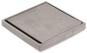 Taburet pliabil bej CUBEXO VELVET M