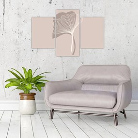 Tablou - Frunze bej N⁰4 (90x60 cm)